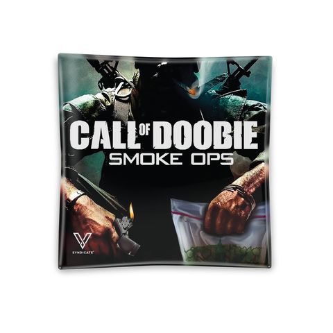 V-Syndicate Glass Ashtray - Call of Doobie - 11cm